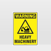 Custom Signs Personalized,Warning Heavy Machinery Sign